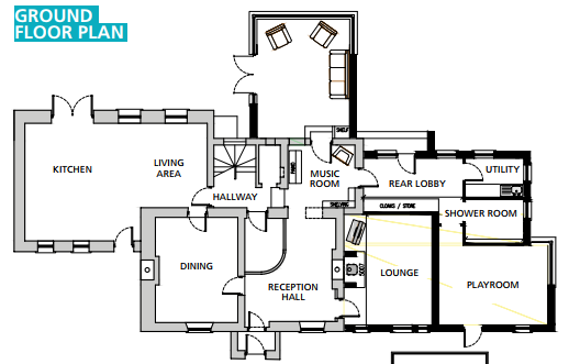 cottage extension floorplans