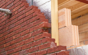 cavity wall construction